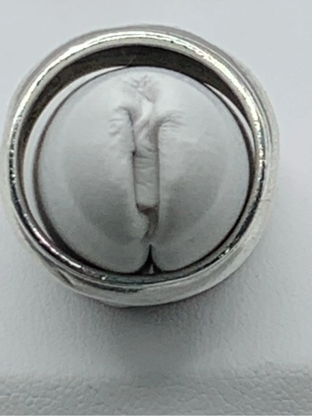 Artisan 96% Silver Wide Dome Ring Size 7 XRF Verified 6.11g